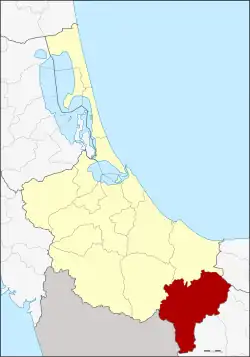 District location in Songkhla province