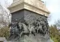 Bas-relief on base, Anita Garibaldi Monument, Janiculum