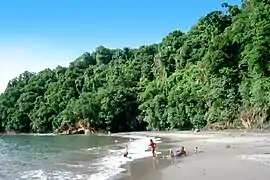 Anse Couleuvre beach, in Le Prêcheur