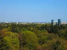 Apeldoorn seen from Berg en Bos park