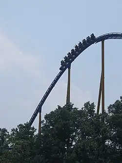 Apollo's Chariot at Busch Gardens Williamsburg, the first B&M Hyper Coaster