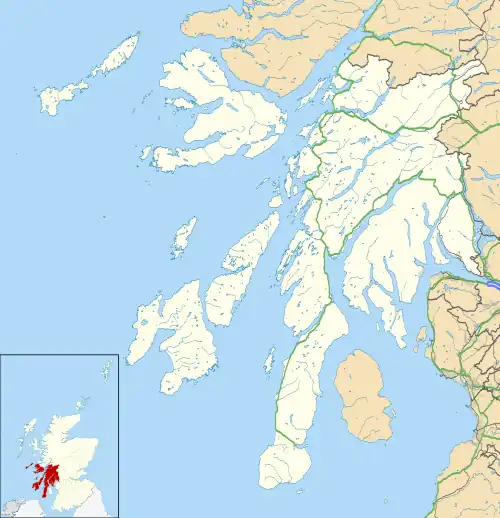 Combined Operations Training Centre is located in Argyll and Bute