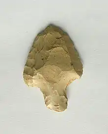 Image 22Aterian point from Zaccar, Djelfa region, Algeria. (from Prehistoric Egypt)