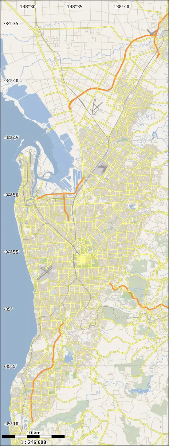 Hove is located in Greater Adelaide