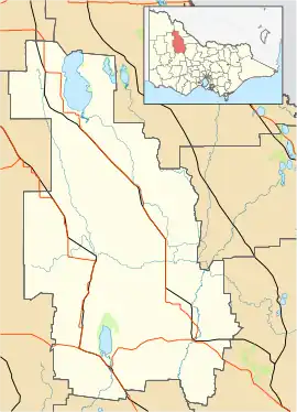 Wycheproof South is located in Shire of Buloke