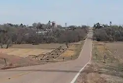 Ayr, as seen from the west alongNebraska Highway 74, November 2012