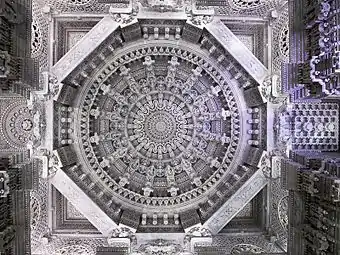 Mandir interior dome