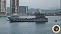 BRP Batak at the Cebu Sinulog fluvial festival 2019