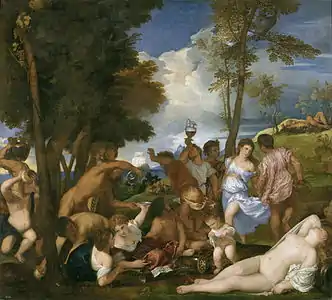 Titian, Bacchanal of the Andrians, c. 1523–1526