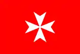 Variant flag of the Knights Hospitaller (Sovereign Military Order of Malta)