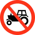 No tractors or slow moving vehicles