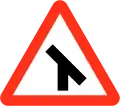 Traffic merges from right