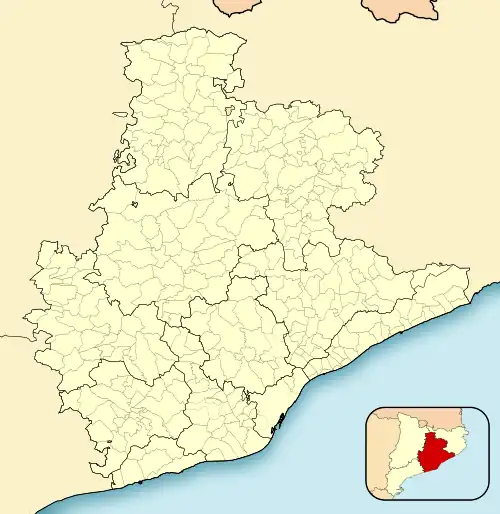 Teià is located in Province of Barcelona