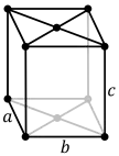 Orthorhombic, base-centered