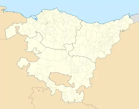 Navaridas is located in the Basque Country