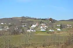 Overview from State Route 513 to the southwest