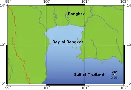 UTP is located in Bay of Bangkok