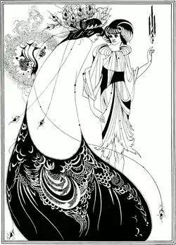 The Peacock Skirt, by Aubrey Beardsley, (1892)