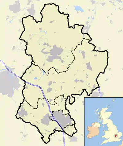 1983 Mid Bedfordshire District Council election is located in United Kingdom Bedfordshire 1974-2009