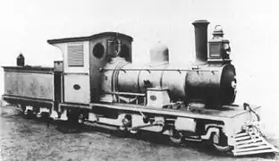 A Beira Railroad Corporation Railway Class F4 No. 38 (in 1898)