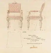 U.S. House of Representatives Chair (1857), by Thomas U. Walter.