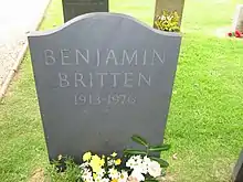 Grave of Benjamin Britten