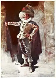 Coquelin dressed as Cyrano de Bergerac