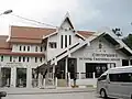 Thai immigration checkpoint at the Betong-Bukit Berapit border crossing.