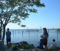 Looking at Lower New York Bay from Gravesend (2012)