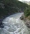 The turbulent Bhagirathi as it enters Devprayag.