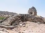 Remains of 9th century Jain temple in Bhodesar, near Nagarparkar