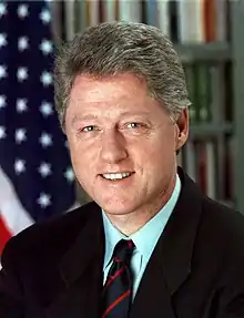 Clinton's official presidential portrait, 1993