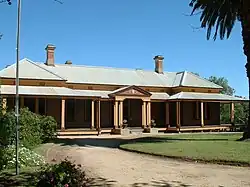 Bishop's Lodge, Hay, New South Wales, built in 1888–89, from corrugated iron