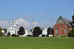 Bloomfield town green at North Bloomfield