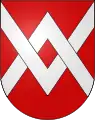 Chevron and chevron inverted, interlaced: Bolligen, Bern district, Canton of Bern, Switzerland