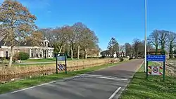 Local farm and house