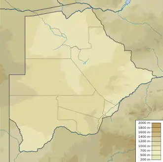 Metsimotlhabe River is located in Botswana