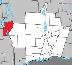 Location within Papineau RCM