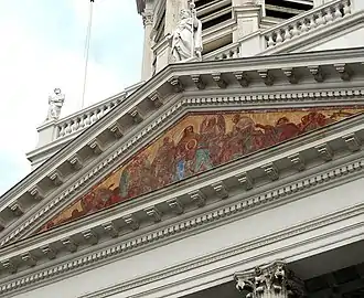 Tympanum of the pediment