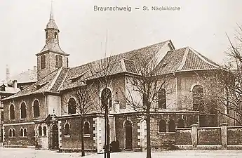 Church of St.Nicolai, Braunschweig (1710-1712). Destroyed in 1944