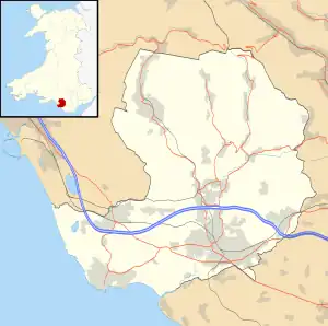 Nant-y-moel is located in Bridgend