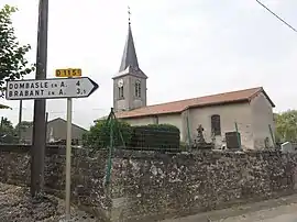 The church in Brocourt-en-Argonne