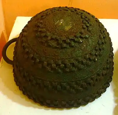 Bronze pot; 9th century; from Igbo-Ukwu