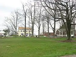 The village green at Brookfield Center