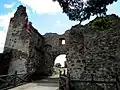 One of the preserved gatehouses (September 2013)