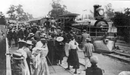 No. 646 in King William's Town station, November 1899