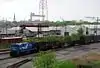 CSX 7134, former Conrail, is used for switching duty in the C&O yard at Newport News, Virginia.