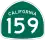 State Route 159 marker