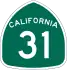 State Route 31 marker