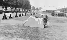 Camp Crane pup tents